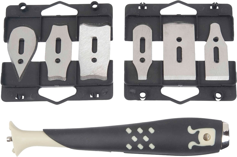 HYDE Hyde 10450 Contour Scraper, Stainless Steel Blade, Ergonomic Handle PAINT HYDE