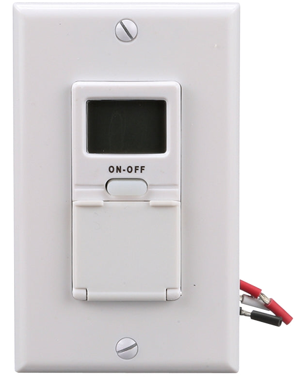 WOODS Woods 59018 Digital Timer, 15 A, 125 V, 1875 W, 7 days Time Setting, 7 On/Off Cycles Per Day Cycle, White