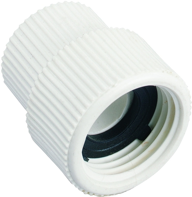 ORBIT IRRIGATION PRODUCTS Orbit 53366 Hose-To-Pipe Adapter, 1/2 x 3/4 in, FNPT x FHT, PVC, White