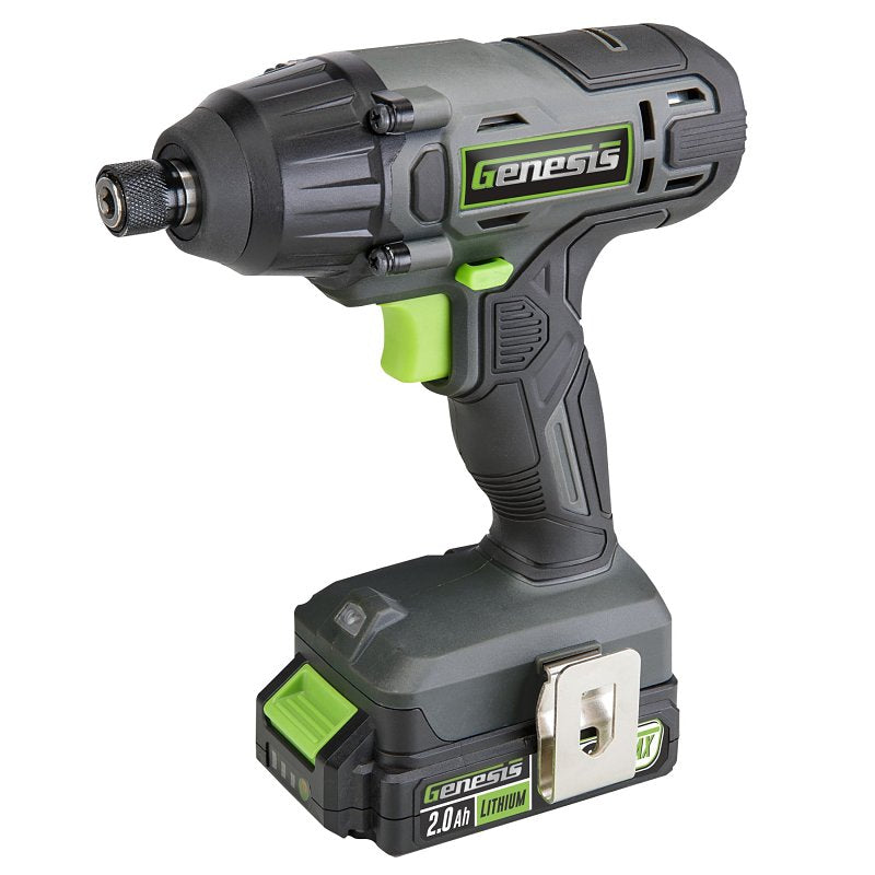 RICHPOWER Genesis G20 MAX GLID20B Impact Driver, Battery Included, 20 V, 2 Ah, 1/4 in Drive, Hex Drive, 0 to 3600 ipm TOOLS RICHPOWER