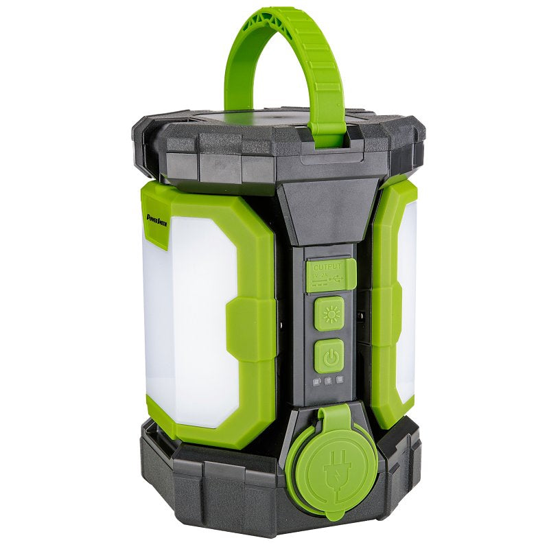 RICHPOWER PowerSmith PVLP50A Voyager Jobsite Lantern with 3-Way Power, 120 VAC, 60 W, Lithium-Ion Battery, LED Lamp AUTOMOTIVE RICHPOWER