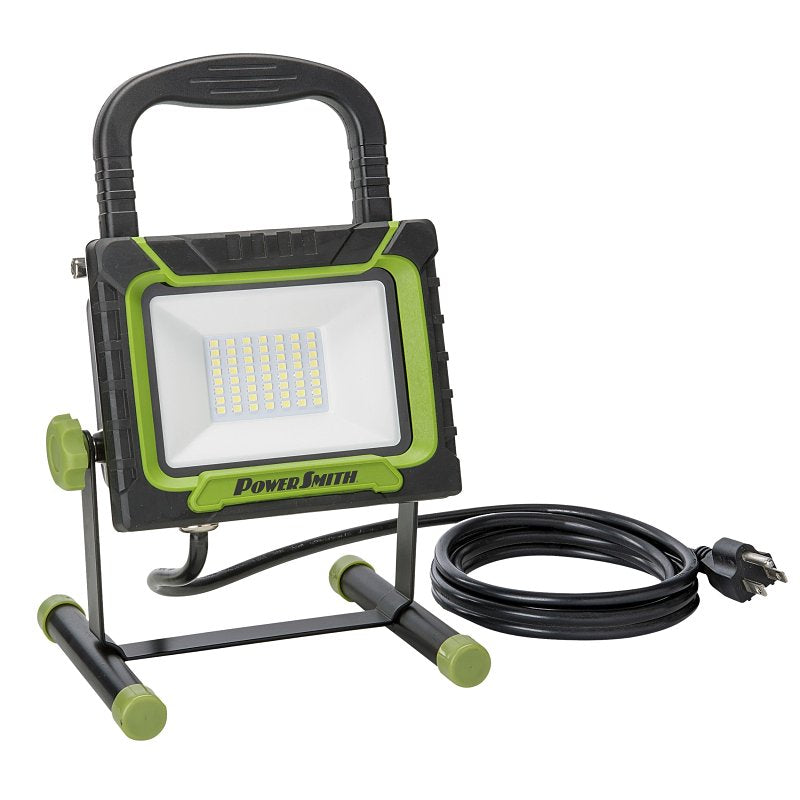 POWERSMITH PowerSmith PWLS050H Work Light, 120 V, 45 W, 1-Lamp, LED Lamp, 5000 Lumens, 5000 K Color Temp, Black AUTOMOTIVE POWERSMITH