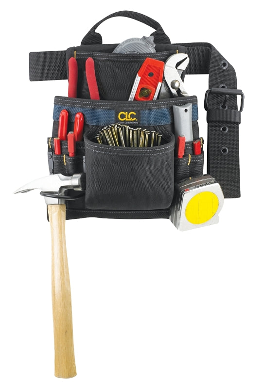 HULTAFORS CLC Tool Works Series 2823 Nail/Tool Bag, 10-Pocket, Polyester TOOLS HULTAFORS