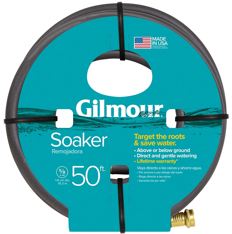 GILMOUR MFG Gilmour 827501-1001 Soaker Hose, 50 ft L, Vinyl, Natural