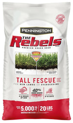 PENNINGTON SEED The Rebels 100543730 Grass Seed Blend, Tall Fescue, 20 lb Bag