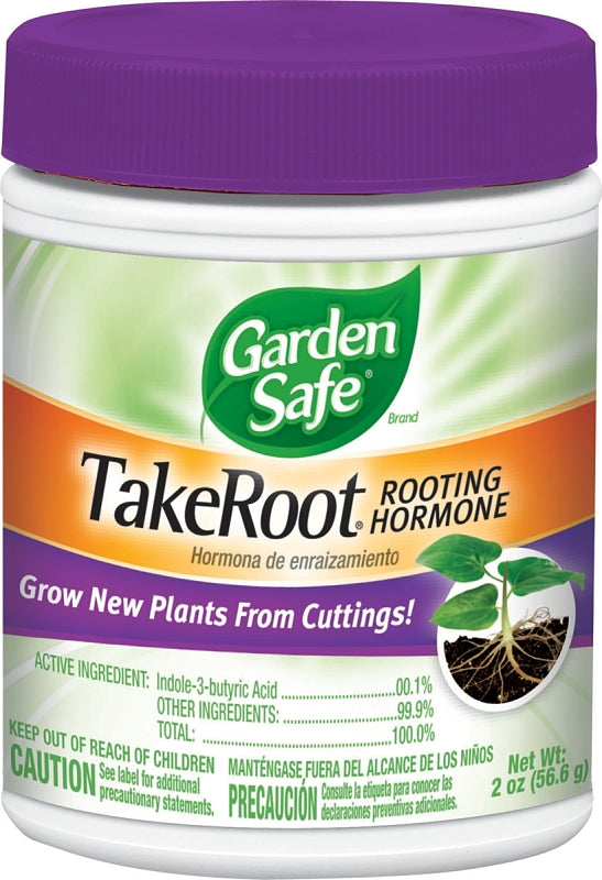 GARDEN SAFE Garden Safe TakeRoot HG-93194 Rooting Hormone, 2 oz, Solid