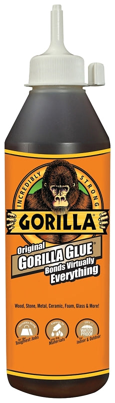 GORILLA Gorilla 50018 Glue, Brown, 18 oz Bottle PAINT GORILLA