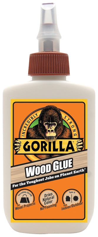 GORILLA Gorilla 6202003 Glue, Light Tan, 4 oz Bottle PAINT GORILLA