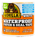 GORILLA Gorilla 101895 Patch and Seal Tape, 4 in W, 10 ft L, White PAINT GORILLA