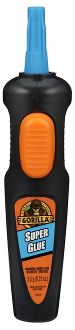 GORILLA Gorilla 104408 Super Glue, Liquid, Irritating, Sharp, Straw/White, 5.5 g Pen PAINT GORILLA