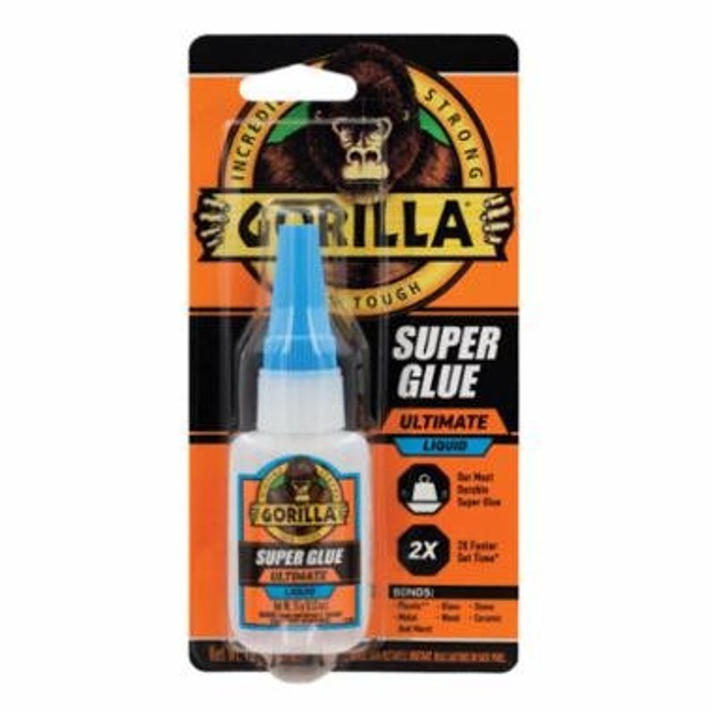 GORILLA GLUE Gorilla 115803 Super Glue Ultimate, Liquid, Clear, 15 g PAINT GORILLA GLUE