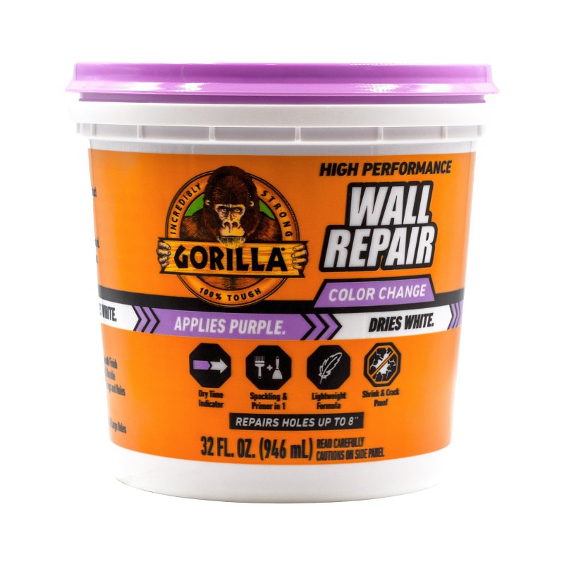 GORILLA GLUE Gorilla 118969 High-Performance Wall Repair, Pink, 32 oz Tub