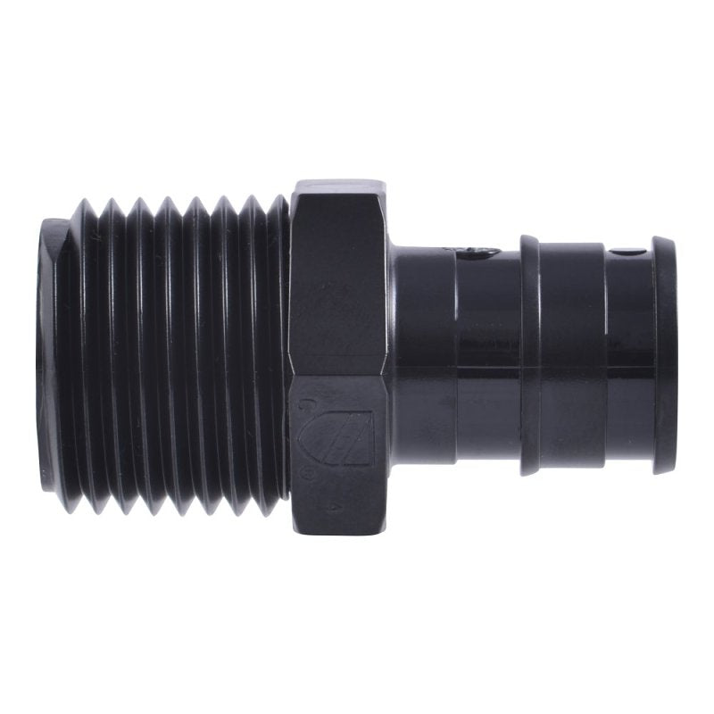 SHARKBITE SharkBite UA120A5 Expansion Coupling, 1/2 in, Barb, PEX-A, Plastic, Black, 80, 100, 160 psi Pressure