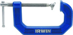 IRWIN Irwin 225106 C-Clamp, 900 lb Clamping, 6 in Max Opening Size, 3-1/2 in D Throat, Blue Body TOOLS IRWIN