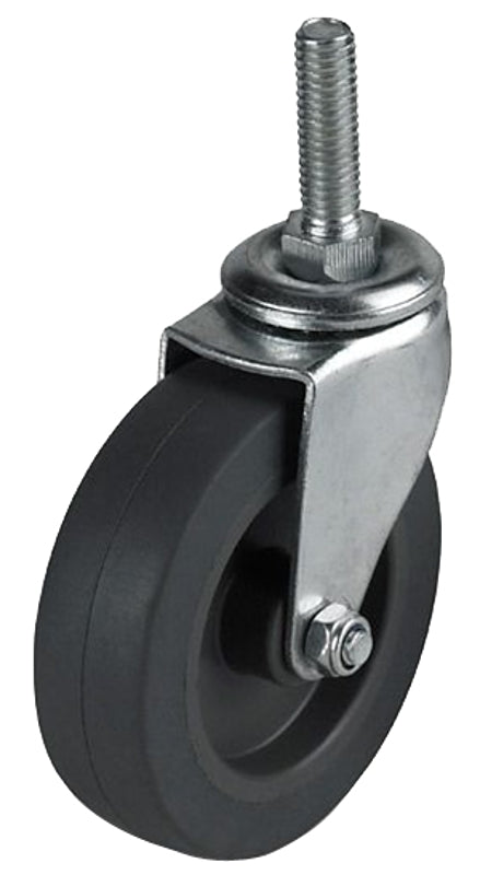 DH CASTERS Dh Casters C-L30T2MS Swivel Caster, 3 in Dia Wheel, 13/16 in W Wheel, Rubber Wheel, Gray, 100 lb HARDWARE & FARM SUPPLIES DH CASTERS