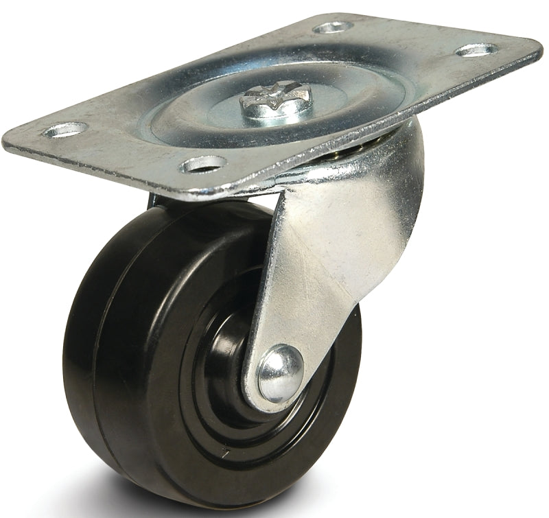 DH CASTERS Dh Casters C-GD40RS Swivel Caster, 4 x 5-1/18 in Plate, 5 in H Dimensions, 4 in Dia Wheel, 1-1/4 in W Wheel HARDWARE & FARM SUPPLIES DH CASTERS