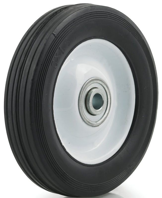 DH CASTERS Dh Casters W-MH06112B4W Hub Wheel, Medium-Duty, Dimensions : 6 in Dia x 1/2 in L x 1-1/2 in W