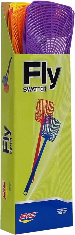 PIC Pic 274 Fly Swatter, 5 in L Mesh, 3-1/2 in W Mesh, Plastic Mesh