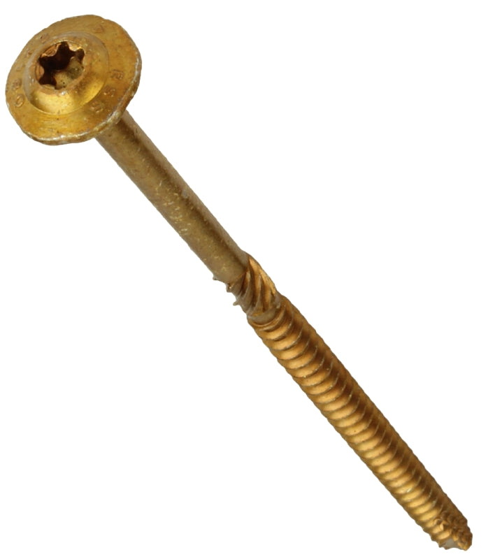 GRK FASTENERS GRK Fasteners RSS 12133 Structural Screw, #10 Thread, 2-1/2 in L, W-Cut Thread, Washer Head, Star Drive, Zip-Tip Point