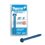 ITW BRANDS - TAPCON Tapcon+ 11449 Anchor Screw, 1/2 in Dia, 5 in L, Carbon Steel, Climaseal HARDWARE & FARM SUPPLIES ITW BRANDS - TAPCON