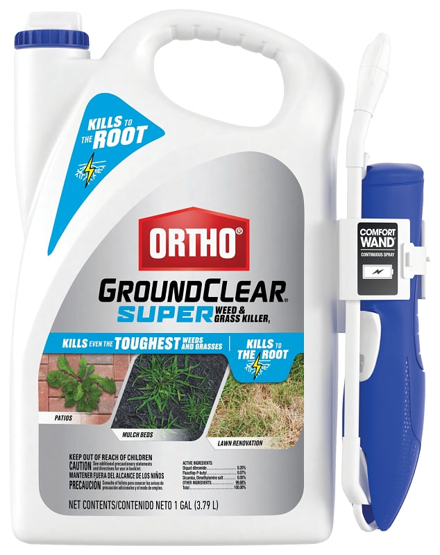 ORTHO Ortho 4652705 Super Weed and Grass Killer, Liquid, Light Yellow, 1 gal Jug