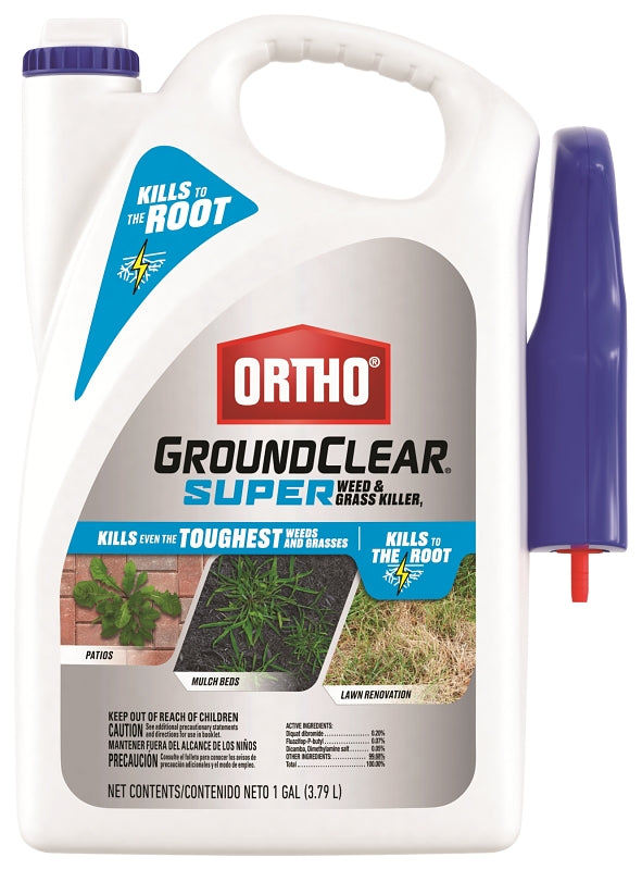 ORTHO Ortho 4652605 Weed and Grass Killer, Liquid, Light Yellow, 1 gal Jug LAWN & GARDEN ORTHO