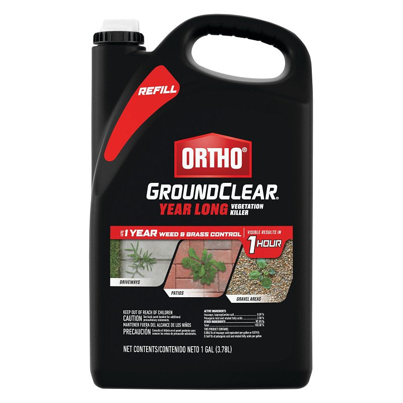 ORTHO Ortho 4659405 Vegetation Killer Concentrate Refill, Liquid, Clear Light Green, 1 gal LAWN & GARDEN ORTHO