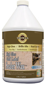 TREWAX Trewax Gold Label 887171967 Sealer Wax, 1 gal, Liquid, Acrylic, White