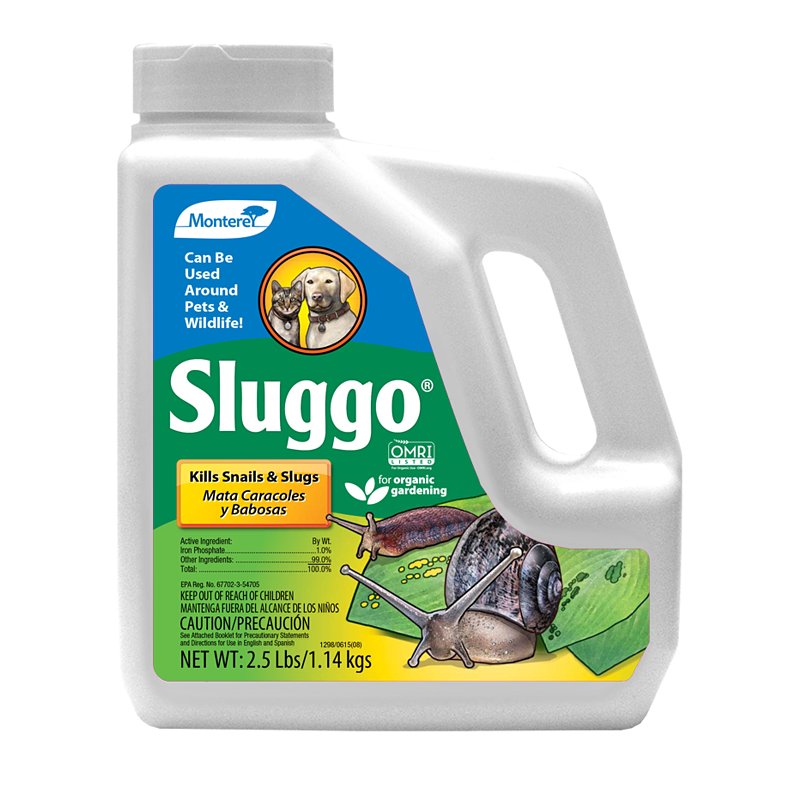 SLUGGO Monterey LG 6500 Insecticide, Pellet, 2.5 lb, White to Light Brown