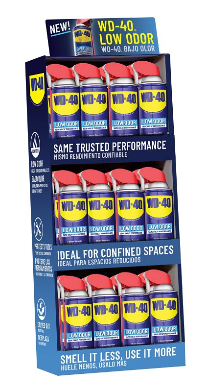 WD-40 LOW ODOR LUBRICANT 12OZ DISPLA AUTOMOTIVE WD-40