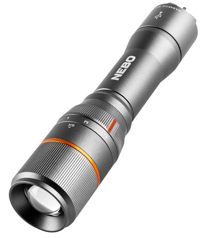 NEBO Nebo DAVINCI NEB-FLT-0018 Handheld Flashlight, 2000 mAh, Lithium-Ion Battery, LED Lamp, 1000 Lumens, 2 hr Run Time ELECTRICAL NEBO