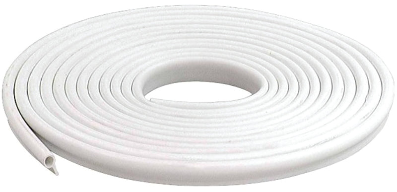 M-D M-D 78394 Gasket Weatherstrip, 1/2 in W, 17 ft L, Vinyl, White HARDWARE & FARM SUPPLIES M-D