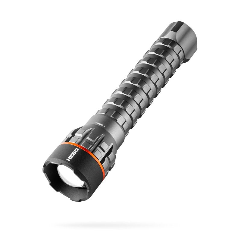 NEBO Nebo Newton NEB-FLT-1032 Flashlight, AA Battery, Alkaline Battery, LED Lamp, 2500, 800, 240, 1000 Lumens, Black/Gray ELECTRICAL NEBO