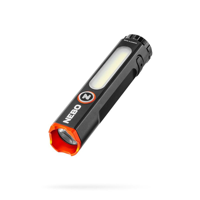 NEBO Nebo Mini Larry Series NEB-POC-1004 2-In-1 Flashlight, 800 mAh, Lithium-Ion Battery, LED Lamp, 500 Lumens, 1 hr Run Time