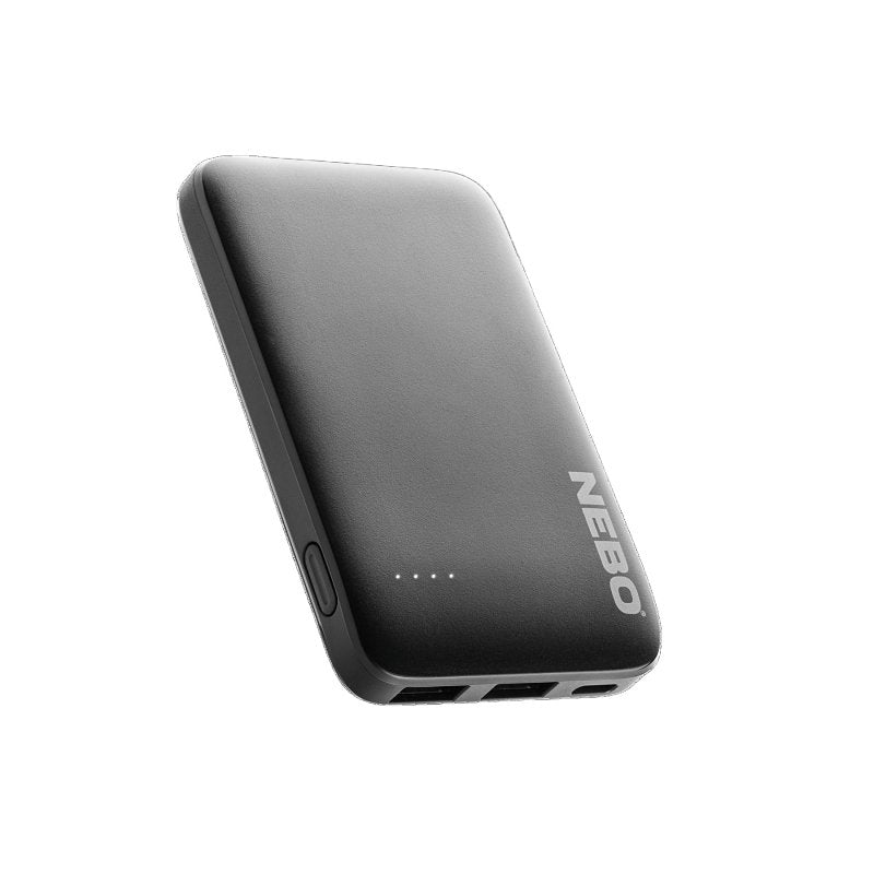 NEBO Nebo NEB-PBK-0012 Portable Power Bank, 5000 mAh, Lithium-Ion, 1 (Input), 3 (Output)-USB Port, 2.4/3/3.25 A Output AUTOMOTIVE NEBO