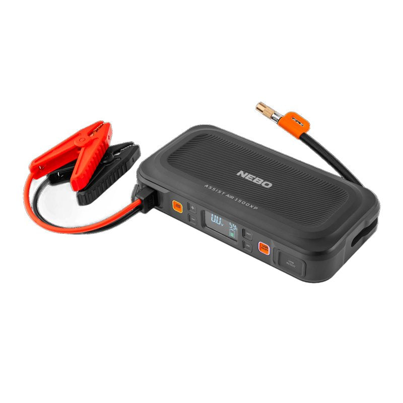 NEBO Nebo Assist Air 1500XP NEB-JMP-0005 Jump Starter and Air Compressor, 12 V, 1500 A, Lithium Polymer Battery AUTOMOTIVE NEBO