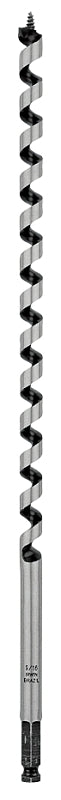 IRWIN Irwin WeldTec 3043006 Auger Drill Bit, 9/16 in Dia, 17 in OAL, Twist Flute, 1-Flute, 7/16 in Dia Shank