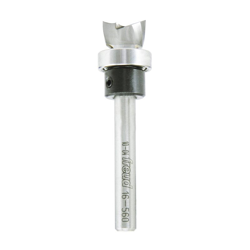 FREUD Freud 16-560 Router Bit, 1/2 in Dia Cutter, 2-7/16 in OAL, 1/4 in Dia Shank, 2-Cutter, Carbide