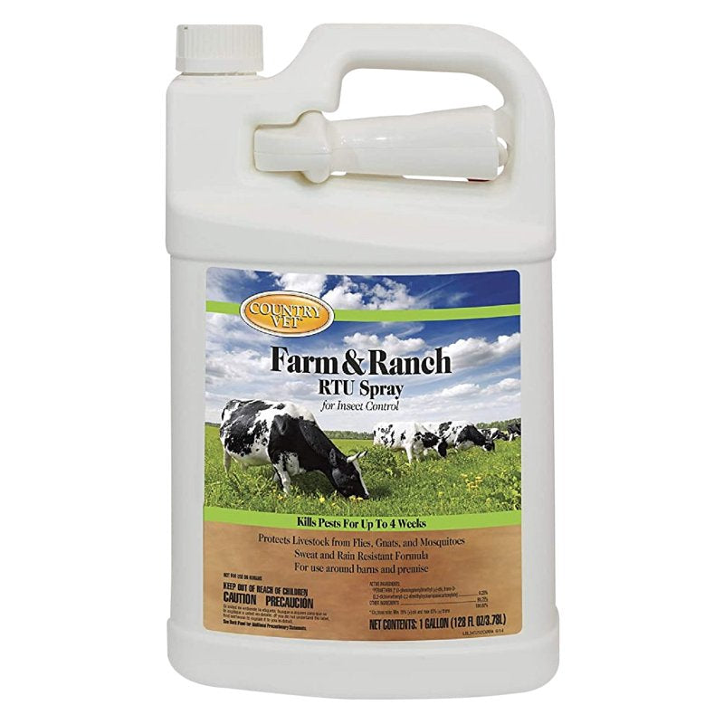COUNTRY VET Country Vet 345292CVA Farm and Ranch RTU Spray, Liquid, Milky/White, Sweet, 1 gal HARDWARE & FARM SUPPLIES COUNTRY VET