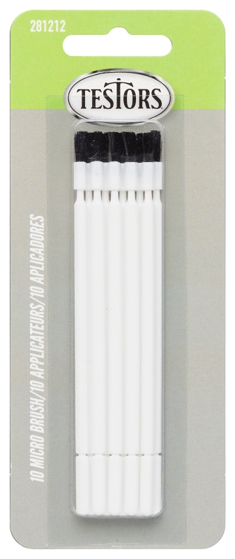 TESTORS Testors 281212 Economy Brush, 0.27 in L Bristle, 4 in L PAINT TESTORS