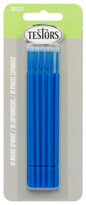 TESTORS Testors 281213 Economy Brush Assortment, Plastic Handle, 2-1/4 in OAL PAINT TESTORS