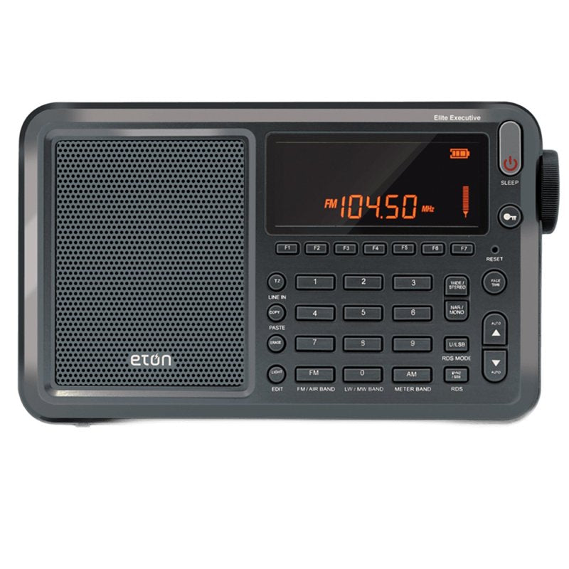 ETON eton Elite Series NELITEEXECUTIVE Executive Mini Radio, LCD Display, Alarm, Sleep Timer, Time Backup, 700-Station AUTOMOTIVE ETON