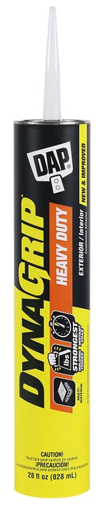 DAP DAP DYNAGRIP 27510 Construction Adhesive, Off-White, 28 oz