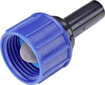 RAINDRIP Raindrip 325G00UB Swivel Adaptor, 1/4 x 3/4 in Connection, Compression x MHT, Black LAWN & GARDEN RAINDRIP