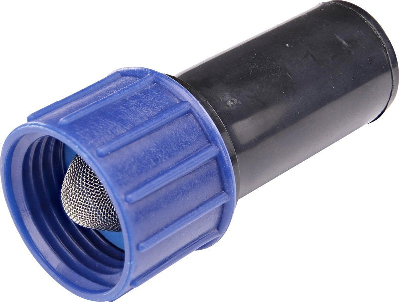 RAINDRIP Raindrip 327G00UB Swivel Adapter, 5/8 x 3/4 in Connection, Compression x MHT, Black/Blue
