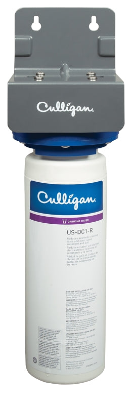 CULLIGAN SALES Culligan US-DC1 Direct Connect Filtration System, 2000 gal Capacity, 2 gpm, Gray