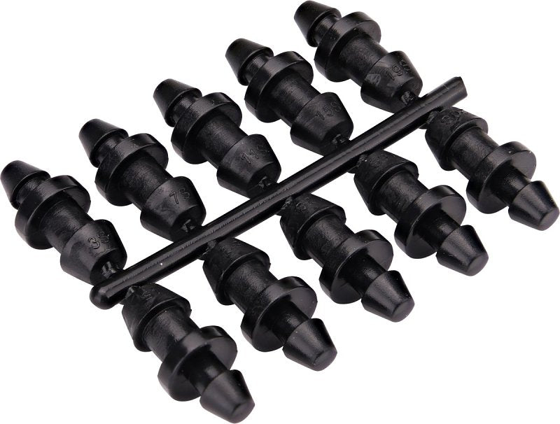 RAINDRIP Raindrip 646010B Hole Plug, 1 in Connection, Plastic, Black