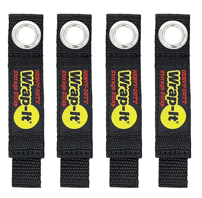 WRAP IT STORAGE Wrap-It Storage 104-10BX Storage Strap, 1.9 in Dia, 1 in W, 7 in L, Polypropylene, 25 lb Working Load