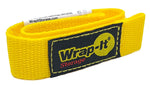 WRAP IT STORAGE Wrap-It Storage 100-BS-12YE Cable Wrap, 1 in W, 12 in L, Polypropylene, Yellow, Hook and Loop Adhesive ELECTRICAL WRAP IT STORAGE   