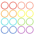 WRAP IT STORAGE Wrap-It Storage 516-SB-MC Super-Stretch Band, Silicone, Assorted ELECTRICAL WRAP IT STORAGE